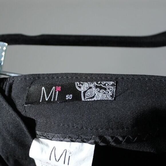 Mi Brand Black Ankle Length Trousers Size TR 50 14 US - Picture 4 of 5
